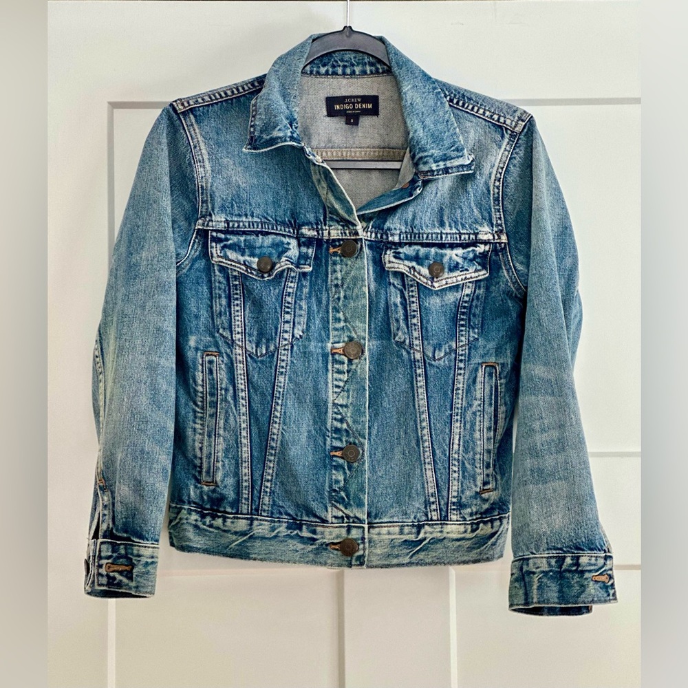 J.Crew Indigo Denim Jacket size SMALL